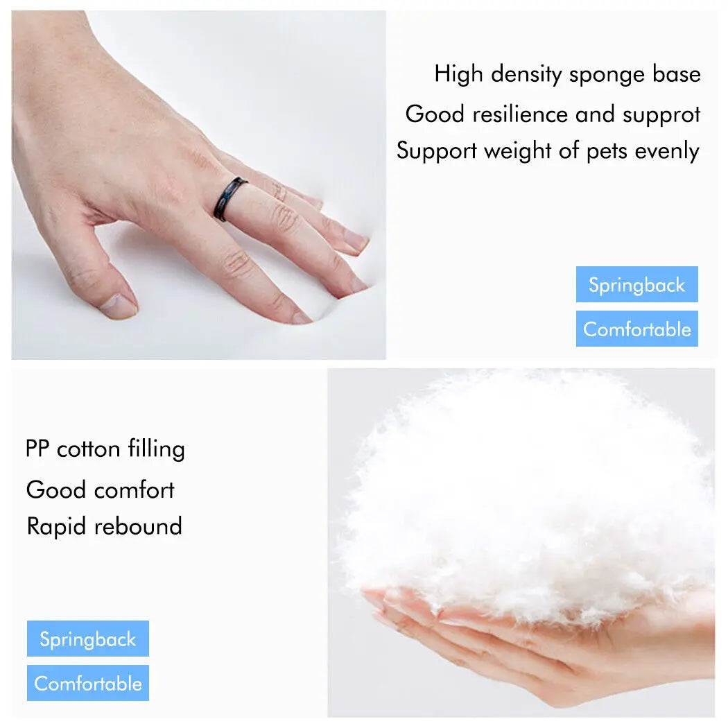 BINGOPAW Orthopedic Dog Bed Plush Mattress With Removable Washable Cover